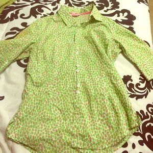 Lilly Pulitzer collard shirt