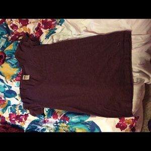 Victories  secret burgundy V-neck shirt