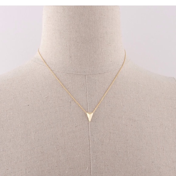 ✅It's Here!✅ Triangle arrow head Gold Necklace ! - Picture 3 of 4