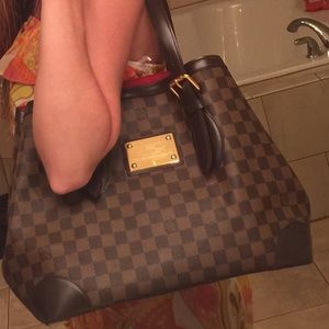 💰SOLD 💰Louis Vuitton Hampstead MM Damier Ebene