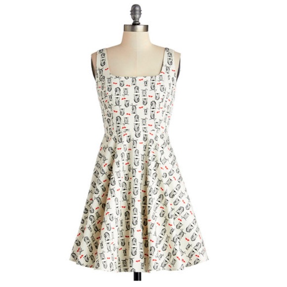 NWOT Very Charming Dress in Owls