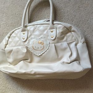 Beige faux leather Sanrio handbag