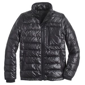J. Crew Black Lightweight Puffer Jacket