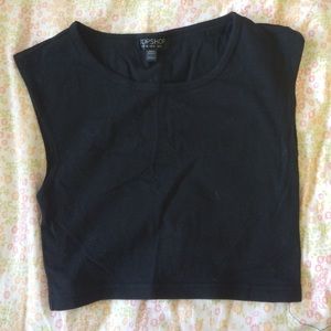 Top Shop Black Crop Top