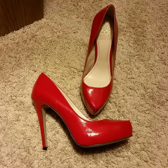 vince camuto red heels
