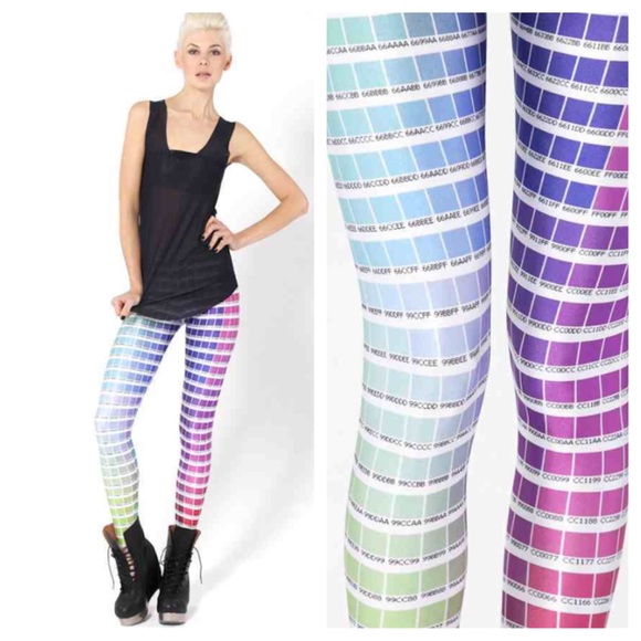 Black Milk Pantone Hex Color Leggings