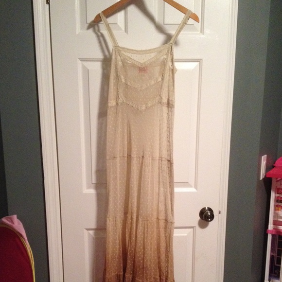 Free people intimates Swiss dot ombré maxi slip