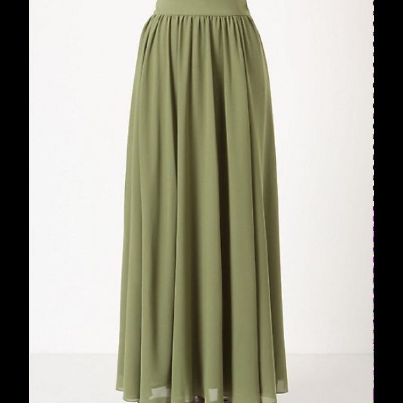 Anthropologie Dresses & Skirts - 📦 SOLD IN BUNDLE: 4🎉HP🎉 Anthro maxi Skirt