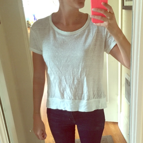Theory knit short sleeve top