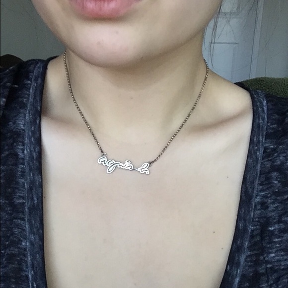 2/$85 Authentic Agnes B classic necklace