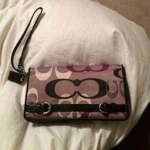 Coach wristlet