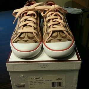 Authentic Coach Signature Khaki shoes