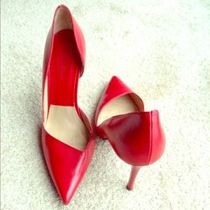 RED ZARA PUMPS