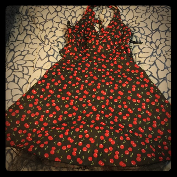 Rockabilly cherry dress - !
