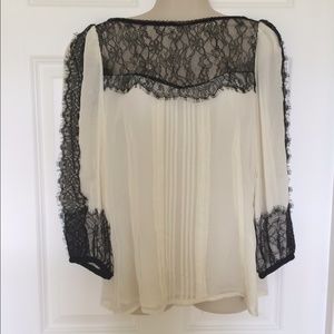 Nanette Lepore lace blouse