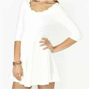 Nasty gal scalloped skater dress!!