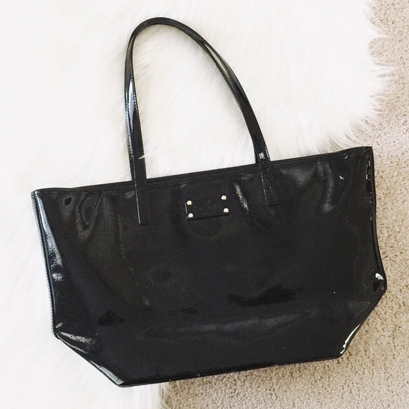 kate spade Handbags - Kate Spade Black Patent Tote