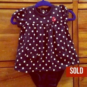 Carter's navy blue nautical anchor baby girl 3 mo