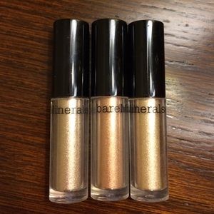 Set of 3 Bare Minerals High Shine eye colors