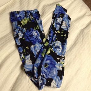 Floral leggings