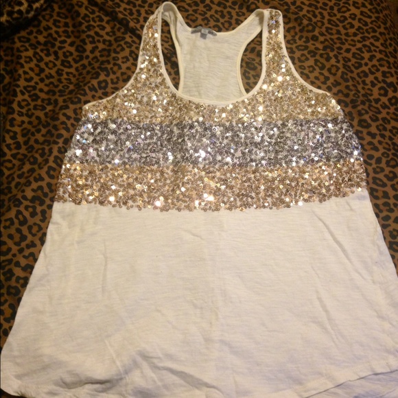 SOLD Sequin Charlotte Russe tank top