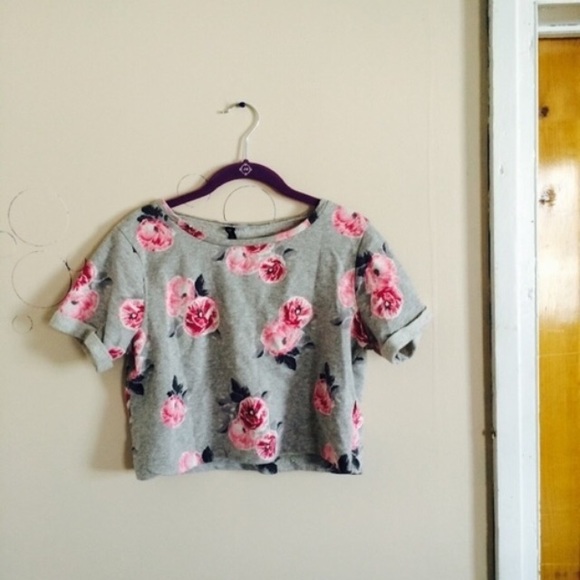 Floral crop top