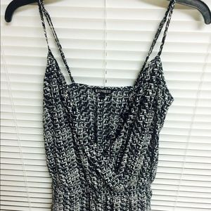 Express surplice print jumpsuit