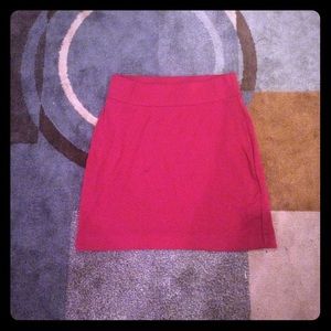 Free with purchase; hot pink H&M miniskirt