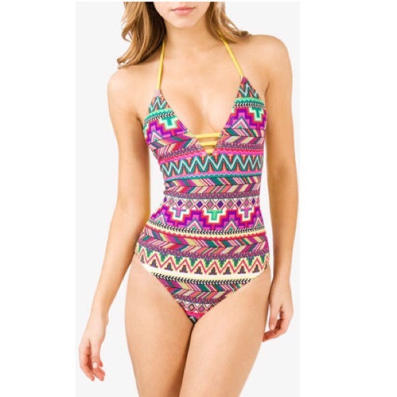 Tribal Print One Piece