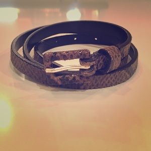 Banana Republic Snakeskin Belt