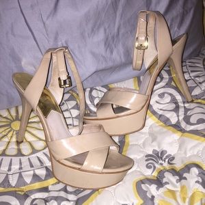 MICHAEL Michael Kors nude sandal heels