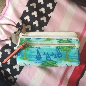 Coach resort wristlet