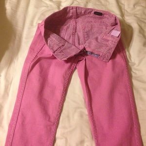 Bleulab reversible hot pink skinny jeans
