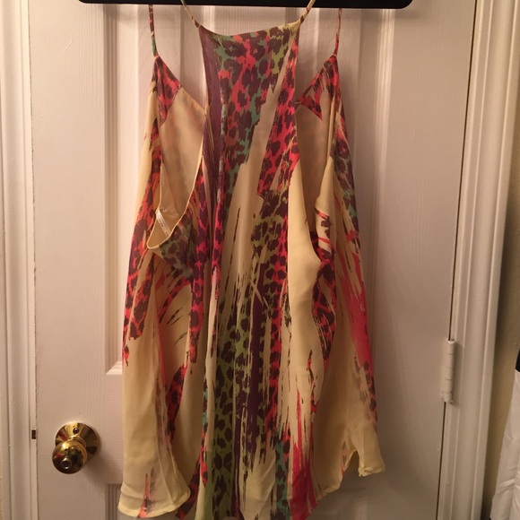 3x forever 21 animal print racer back tank - Picture 3 of 4