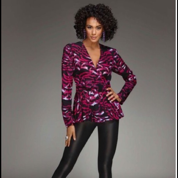 Kardashian Crepe Wrap Top