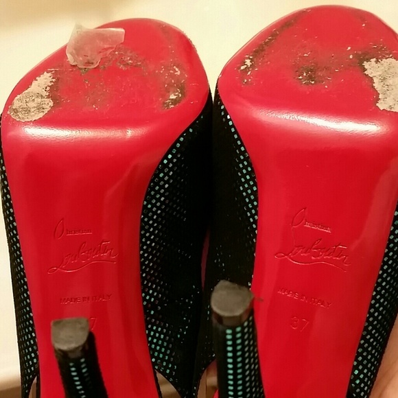 PM editor pick! louboutin slingback heels - Picture 3 of 4