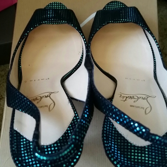 PM editor pick! louboutin slingback heels - Picture 4 of 4