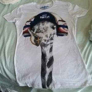 Let's party giraffe shirt!
