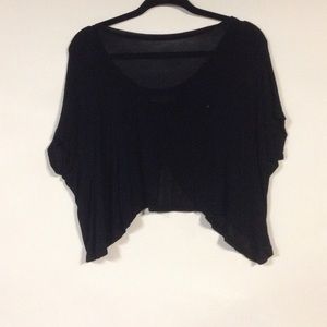 Black Flowy Shirt