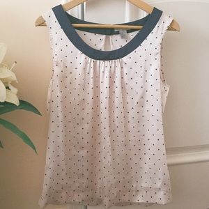 H&M Silky Polka Dot Shirt