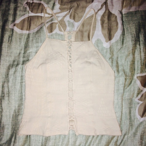 White crop top