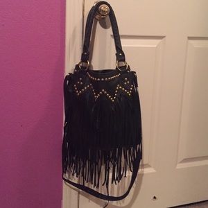 Fringe purse