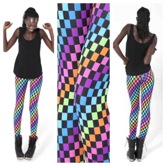 Black Milk Psychedelic Chess Leggings