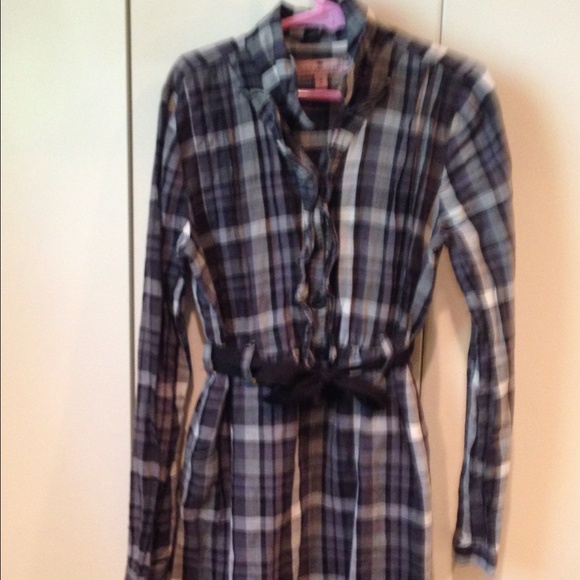 Juicy couture children's plaid shirt dress