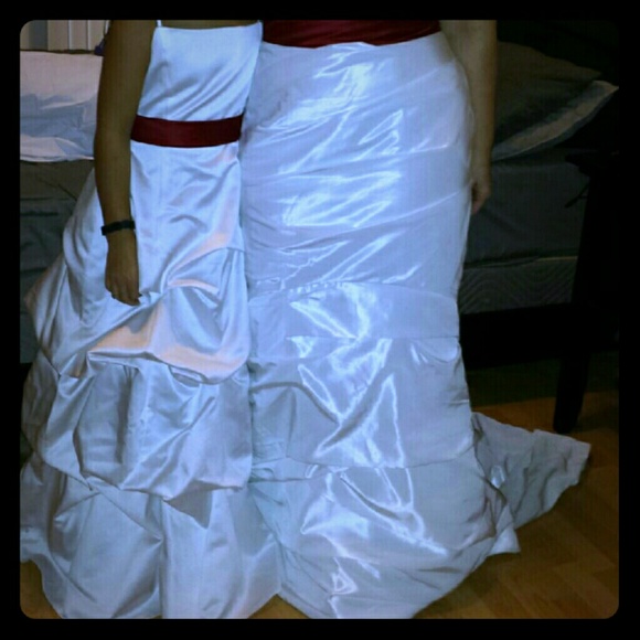 Flower girl white dress