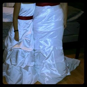 Flower girl white dress