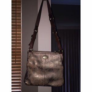 💞 TRADED 💞 Fossil Distressed Leather Bag