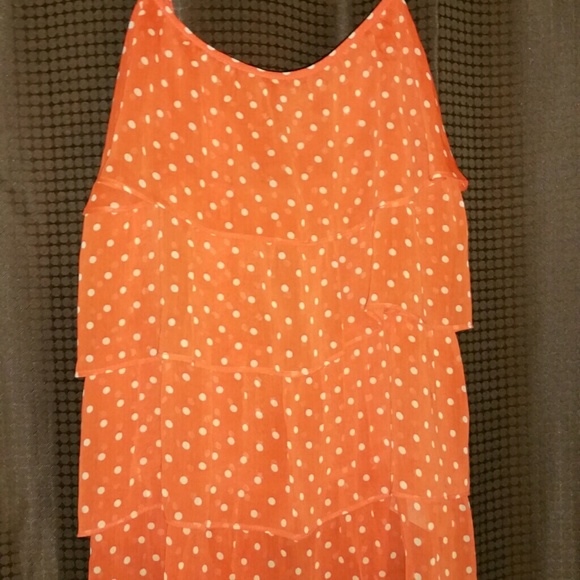 Triple layered ruffle cami top