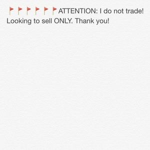 NO TRADES!