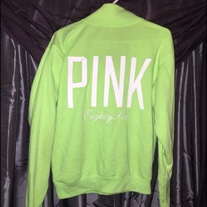 VS PINK Half zip 💚